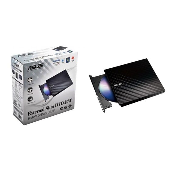 GRABADORA DE DVD EXTERNA ASUS SDRW-08D2S-U